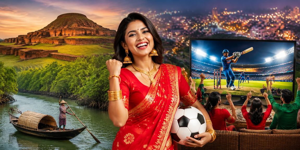 সুণ্ডারবান্স এর পটভূমিতে ক্রিকেট বাজি